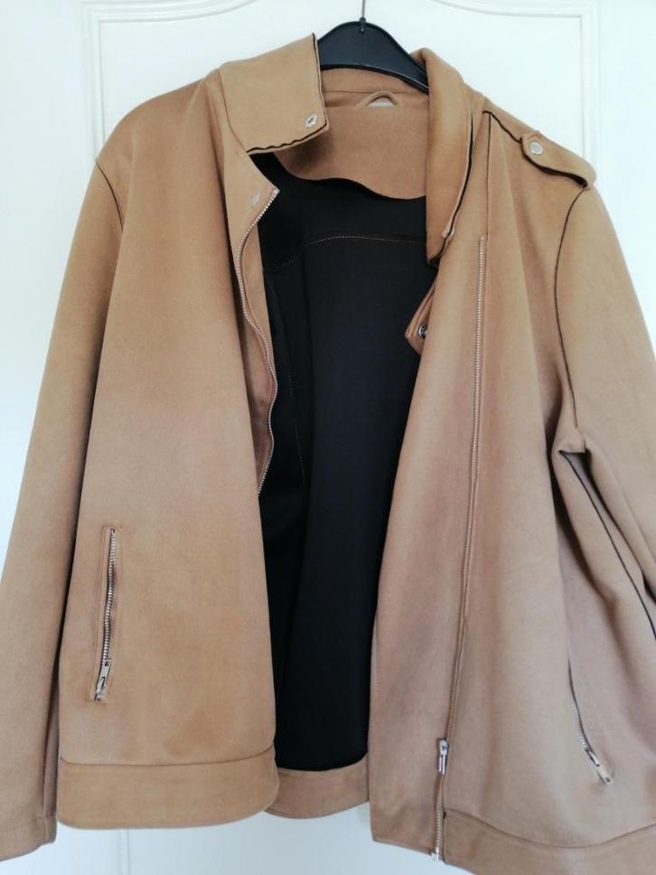 dames tussenjas, Kleding | Dames, Jassen | Winter, Gedragen, Maat 46/48 (XL) of groter, Bruin, Ophalen