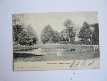 Ansichtkaarten Nederland, TC 5-18 Bussum, Nassaupark, 1905 beschikbaar voor biedingen
