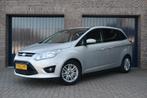 Ford Grand C-Max 1.0 Titanium | Trekhaak | Camera | Clima |, Voorwielaandrijving, Stof, Gebruikt, Zwart