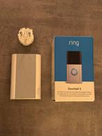 Ring deurbel 3 + gong, Verzenden, Ingebouwde camera, Gebruikt, Draadloos