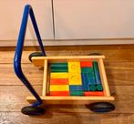 Houten blokkenwagen, Ophalen of Verzenden, Gebruikt