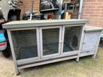 Konijnenhok te koop Ferplast, Dieren en Toebehoren, 110 cm of meer, Zo goed als nieuw, Hok, Ophalen