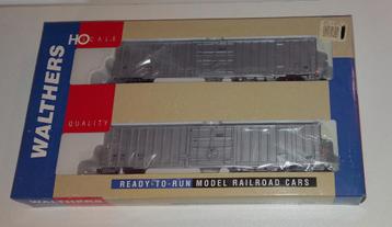 Walthers H0 932-26042 - 2x 60' Express BOXCAR Amtrak in ovp beschikbaar voor biedingen
