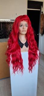MEGA-UITVERKOOP! Luxe Lace Pruik: Gemêleerd Rood, Wavy,, Ophalen of Verzenden, Nieuw, Pruik of Haarverlenging