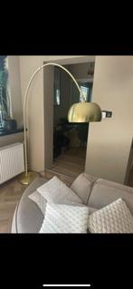 Grote booglamp goud staande lamp, Huis en Inrichting, Lampen | Vloerlampen, Ophalen, Zo goed als nieuw, 200 cm of meer