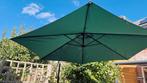 Zweefparasol met voet en tegels, Ophalen, Zo goed als nieuw, Zweefparasol