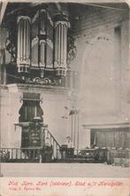 Stad aan 't Haringvliet interieur kerk met orgel AF804, Verzamelen, Ansichtkaarten | Nederland, Ophalen, Voor 1920, Gelopen, Zuid-Holland