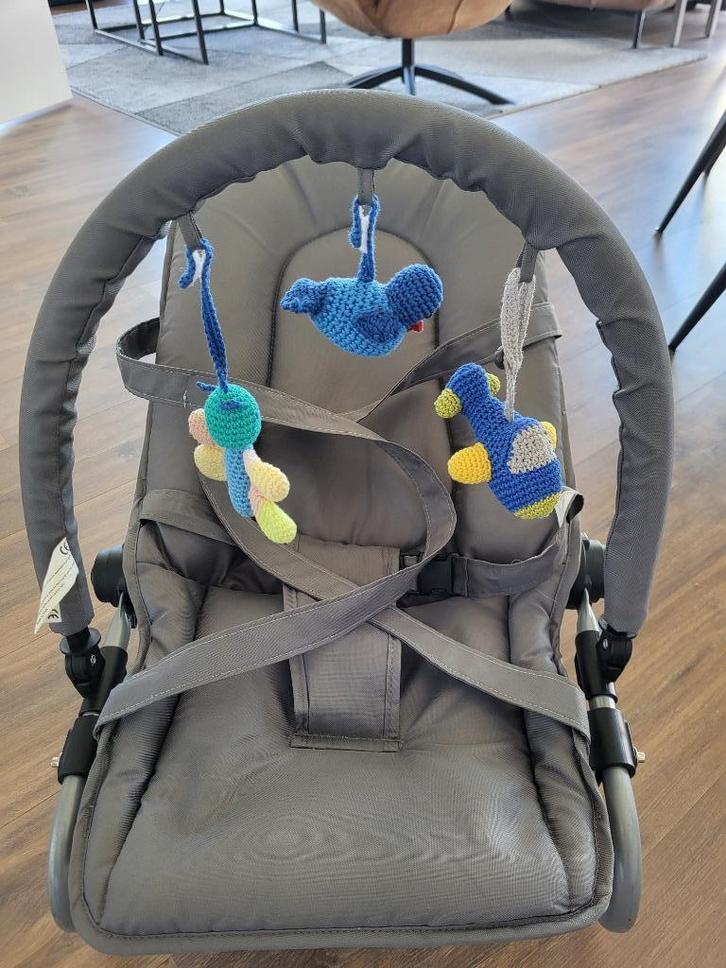 Wipstoel van Prénatal, grijs., Kinderen en Baby's, Wipstoeltjes, Zo goed als nieuw, Wipstoel, Prenatal, Met gordel(s) of riempje(s)