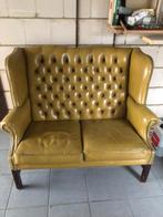 retro bankje. mosterd kleur, Ophalen, Huis en Inrichting