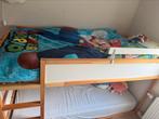 Ikea Kura hoog-/laagslaper wit/grenen, Ophalen, Zo goed als nieuw