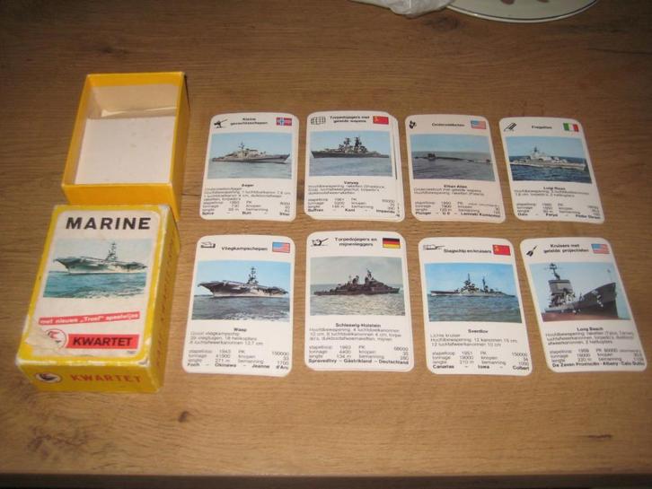 kwartet kwartetspel marine raaf 7597, Verzamelen, Speelkaarten, Jokers en Kwartetten, Zo goed als nieuw, Kwartet(ten), Ophalen of Verzenden
