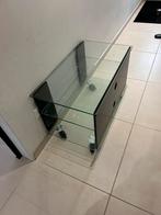 Tv meubel, Huis en Inrichting, Ophalen of Verzenden, Minder dan 50 cm, Rechthoekig, Glas