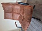 Fauteuil cognac, Huis en Inrichting, Fauteuils, Ophalen, Gebruikt, 75 tot 100 cm, 50 tot 75 cm