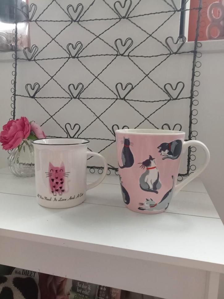 Cath Kidston/ Xenos " Mokken ", Huis en Inrichting, Keuken | Servies, Zo goed als nieuw, Overige typen, Overige stijlen, Aardewerk