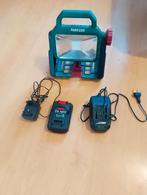 Parkside Lamp met Accu en Oplader, Doe-het-zelf en Verbouw, Bouwverlichting, Ophalen of Verzenden, Gebruikt, Minder dan 50 watt