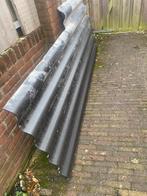 Golfplaat, Doe-het-zelf en Verbouw, Dakpannen en Dakbedekking, Ophalen, Kunststof, Zwart, Zo goed als nieuw