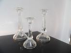 Art Deco set Kandelaars Boheems, Ophalen of Verzenden, Glas