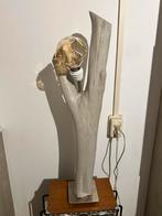 design boomstam tafelamp met diamant lamp, Huis en Inrichting, Ophalen of Verzenden, Zo goed als nieuw, Minder dan 100 cm