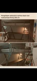 Hoogslaper, Huis en Inrichting, Slaapkamer | Stapelbedden en Hoogslapers, Ophalen, Eenpersoons, Zo goed als nieuw, 200 cm