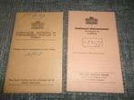 Almelo oude vuilnisbak instructies document vintage, Verzenden