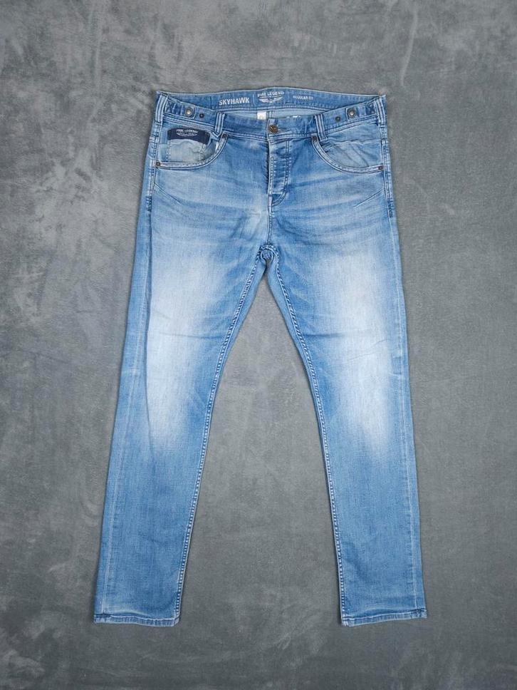 PME Legend Broek Skyhawk W38 L34 Regular Fit Denim Pall Mall, Kleding | Heren, Spijkerbroeken en Jeans, Zo goed als nieuw, W36 - W38 (confectie 52/54)
