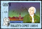 Ghana 1156 - Halley Komeet, Postzegels en Munten, Ophalen of Verzenden, Overige landen, Gestempeld