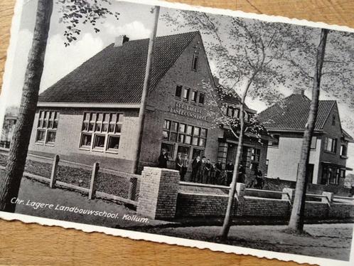 Kollum, Fryslan ansichtkaart Chr. Lagere landbouwschool 1935, Verzamelen, Ansichtkaarten | Nederland, Gelopen, Friesland, 1920 tot 1940