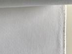 STOF VOOR DESIGN: witte linnenstructuur meubelstof max. 4 M, Hobby en Vrije tijd, Stoffen en Lappen, 120 cm of meer, Wit, Ophalen of Verzenden