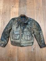 Vintage W.R.D Chevignon Legend Leren Retro Motorjack Bruin L, Kleding | Heren, Maat 52/54 (L), Chevignon, Bruin, Ophalen of Verzenden