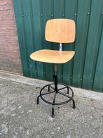 6x Werkplaatskruk / Barkruk / Schoolkruk - Verstelbaar, Ophalen, Draaibaar, 60 tot 90 cm, Gebruikt