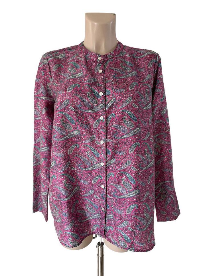 Sissel Edelbo blouse M, Kleding | Dames, Blouses en Tunieken, Zo goed als nieuw, Maat 46/48 (XL) of groter, Zwart, Ophalen of Verzenden