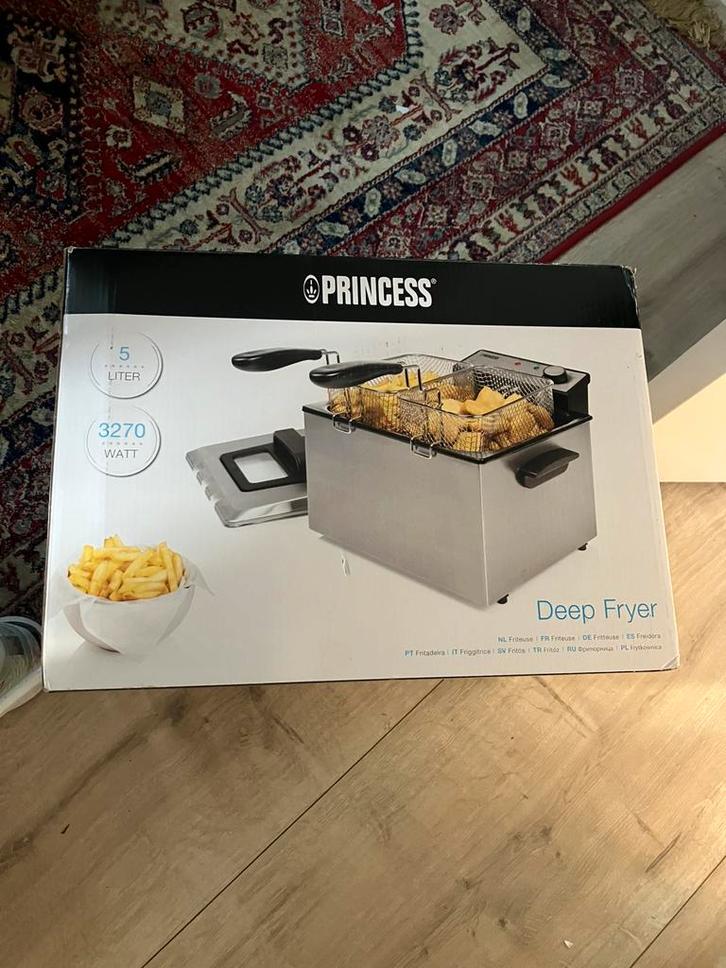 Princess 5l Friteuse, Witgoed en Apparatuur, Frituurpannen, Nieuw, 4 liter of meer, Ophalen of Verzenden