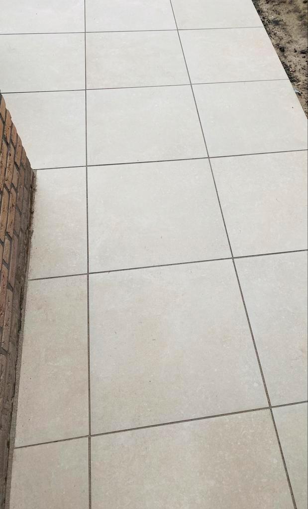 Keramische tuintegel Ceramaxx 60x60x2cm Beige, Tuin en Terras, Tegels en Klinkers, Nieuw, Terrastegels, Keramiek, 10 m² of meer