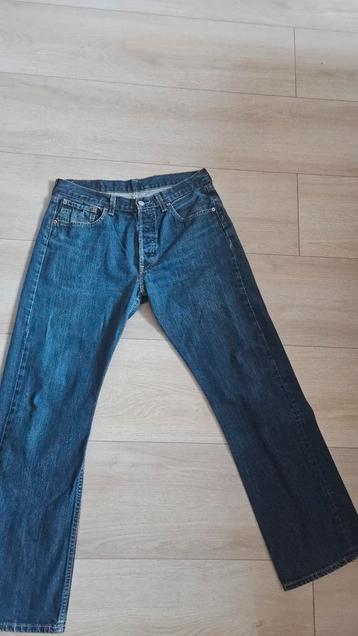 Levi's 501 Heren Jeans - 34/32 - Donkerblauw beschikbaar voor biedingen
