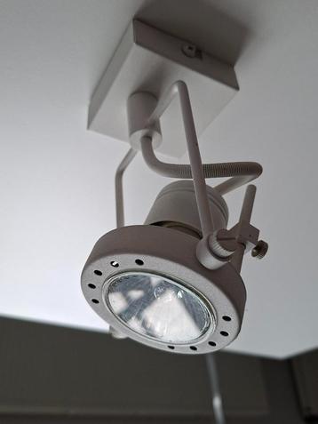 modern design industrieel spotje wit lampje beschikbaar voor biedingen