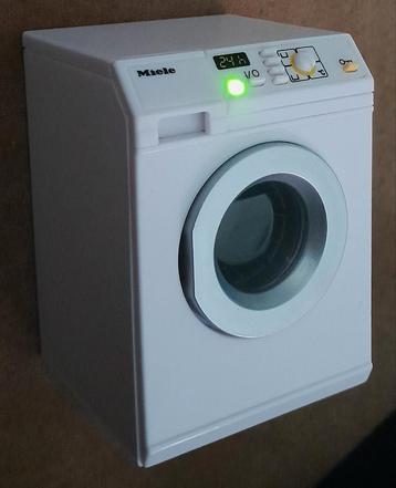 Miniatuur Miele wasmachine met licht en geluid 1:12 beschikbaar voor biedingen