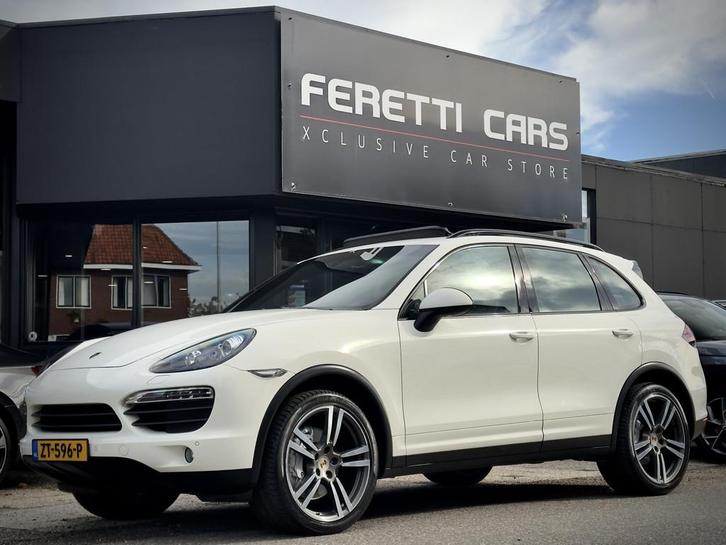Porsche Cayenne 4.8 TURBO S AUT8 400PK PANODAK LEDER-INT NAV, Auto's, Porsche, Te koop, Cayenne, 4x4, ABS, Airbags, Airconditioning