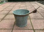Oude schep emmer daar kan n lange steel in, Ophalen of Verzenden, Zink