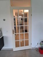 Binnendeur met glas, Doe-het-zelf en Verbouw, Deuren en Horren, Ophalen, Gebruikt, Binnendeur, Glas