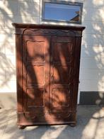 Mooie landelijk grenen houten Biedermeier meidenkast, Ophalen, 100 tot 150 cm, Landelijke stijl, 25 tot 50 cm