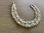 Parel ketting, Ophalen of Verzenden, Zo goed als nieuw, Goud