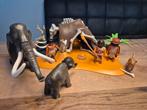 Playmobil Mammoetskelet met jagers 5101 en Mammoet met baby, Kinderen en Baby's, Speelgoed | Playmobil, Ophalen of Verzenden