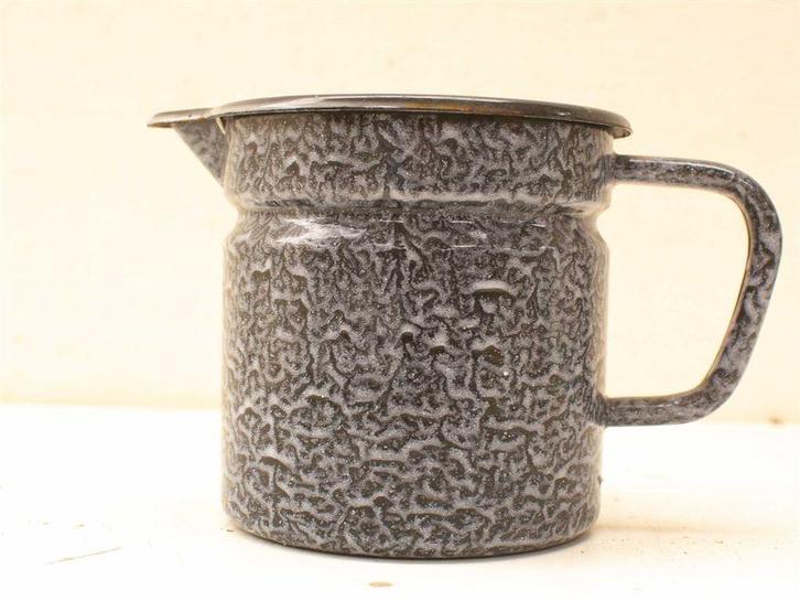 Emaille Melkkoker 35578, Antiek en Kunst, Antiek | Emaille, Ophalen of Verzenden