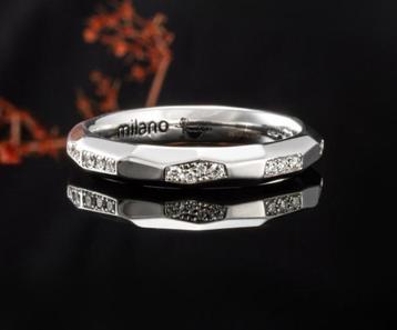 Pomellato Milano 18 karaat gouden ring met diamanten, nieuw! beschikbaar voor biedingen