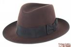 Gleufhoed Stetson Hand-Crafted kastanjebruin vilt 55,5 NEW, Kleding | Heren, Hoeden en Petten, Hoed, Nieuw, Ophalen of Verzenden