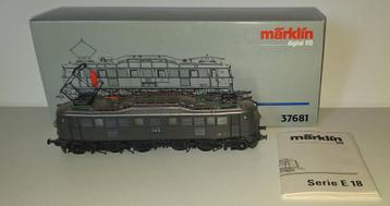 Marklin HO 37681 - Analoge 3-rail gelijkstroom E Loc BR E 18 beschikbaar voor biedingen