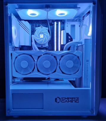 Witte game, gaming pc, desktop, workstation, Windows 11 Pro beschikbaar voor biedingen