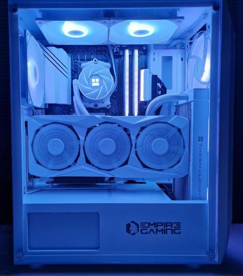 Witte game, gaming pc, desktop, workstation, Windows 11 Pro, Computers en Software, Desktop Pc's, Zo goed als nieuw, 4 Ghz of meer