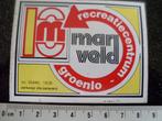 sticker marveld groenlo recreatie centrum sta-caravans, Verzenden, Zo goed als nieuw, Bedrijf of Vereniging