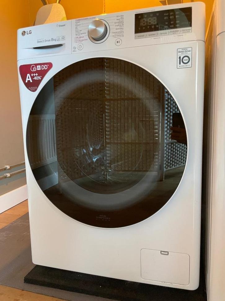 LG wasmachine, Witgoed en Apparatuur, Wasmachines, Zo goed als nieuw, Voorlader, 6 tot 8 kg, 85 tot 90 cm, 1200 tot 1600 toeren